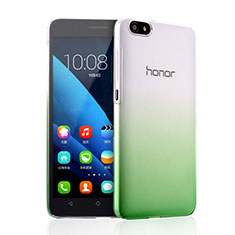Transparent Gradient Hard Rigid Case for Huawei Honor 4X Green