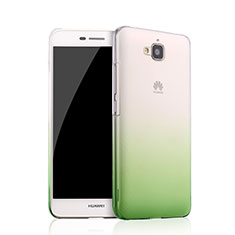 Transparent Gradient Hard Rigid Case for Huawei Y6 Pro Green