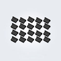 Type-C Anti Dust Cap USB-C Plug Cover Protector Plugy Universal 20PCS for Oppo A17K Black