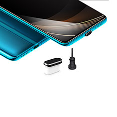 Type-C Anti Dust Cap USB-C Plug Cover Protector Plugy Universal H03 for Oppo Reno7 Lite 5G Black