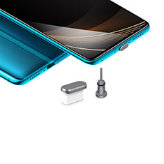 Type-C Anti Dust Cap USB-C Plug Cover Protector Plugy Universal H03 for Samsung Galaxy F13 4G Dark Gray