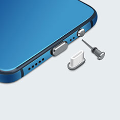 Type-C Anti Dust Cap USB-C Plug Cover Protector Plugy Universal H05 for Apple iPhone 15 Plus Dark Gray