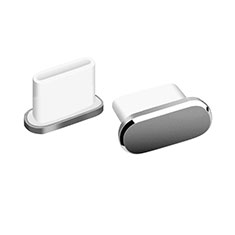 Type-C Anti Dust Cap USB-C Plug Cover Protector Plugy Universal H06 for Xiaomi Mi 10 Dark Gray