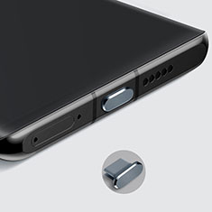 Type-C Anti Dust Cap USB-C Plug Cover Protector Plugy Universal H08 for Realme X50 Pro 5G Dark Gray