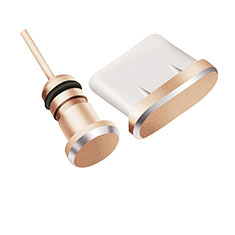 Type-C Anti Dust Cap USB-C Plug Cover Protector Plugy Universal H09 for Motorola Moto G9 Plus Rose Gold