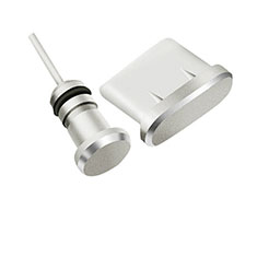 Type-C Anti Dust Cap USB-C Plug Cover Protector Plugy Universal H09 for Xiaomi Mi 12 Lite 5G Silver