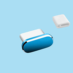 Type-C Anti Dust Cap USB-C Plug Cover Protector Plugy Universal H10 for Motorola Moto G60s Blue