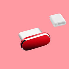 Type-C Anti Dust Cap USB-C Plug Cover Protector Plugy Universal H10 for Xiaomi Mi 10T 5G Red