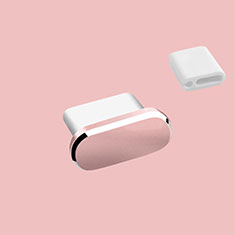 Type-C Anti Dust Cap USB-C Plug Cover Protector Plugy Universal H10 for Xiaomi Redmi Note 11 SE 5G Rose Gold