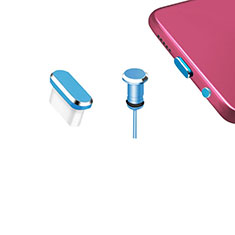 Type-C Anti Dust Cap USB-C Plug Cover Protector Plugy Universal H12 for Apple iPhone 15 Plus Blue