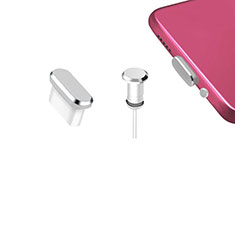 Type-C Anti Dust Cap USB-C Plug Cover Protector Plugy Universal H12 for Apple iPhone 15 Plus Silver