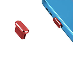Type-C Anti Dust Cap USB-C Plug Cover Protector Plugy Universal H13 for Xiaomi Mi Note 10 Lite Red
