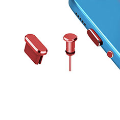 Type-C Anti Dust Cap USB-C Plug Cover Protector Plugy Universal H15 for Motorola Moto E7 2020 Red