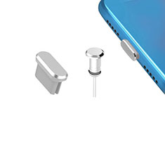 Type-C Anti Dust Cap USB-C Plug Cover Protector Plugy Universal H15 for Oppo Reno8 Z 5G Silver