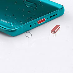 Type-C Anti Dust Cap USB-C Plug Cover Protector Plugy Universal H16 for Huawei P40 Red