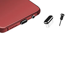 Type-C Anti Dust Cap USB-C Plug Cover Protector Plugy Universal H17 for Xiaomi Redmi Note 9 Black
