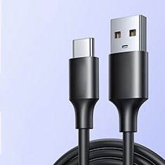 Type-C Charger USB-C Data Cable Charging Cord Android Universal 3A H03 for Oppo Find N2 5G Black