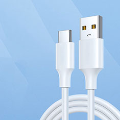 Type-C Charger USB-C Data Cable Charging Cord Android Universal 3A H03 for Xiaomi Poco X3 White