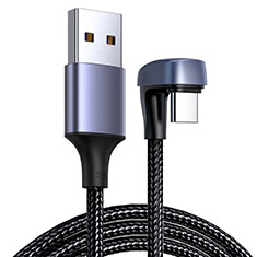 Type-C Charger USB-C Data Cable Charging Cord Android Universal 60W H03 for Oppo A18 Black