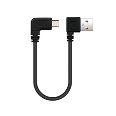 Type-C Charger USB Data Cable Charging Cord Android Universal 25cm S03 for Apple iPad Pro 12.9 (2022) Black