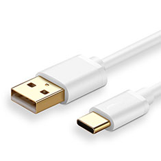 Type-C Charger USB Data Cable Charging Cord Android Universal T11 for Oppo A58x 5G White