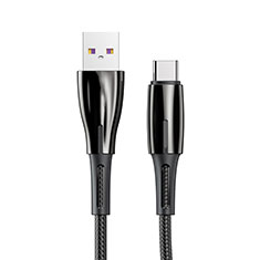 Type-C Charger USB Data Cable Charging Cord Android Universal T12 for Vivo Y30 Black