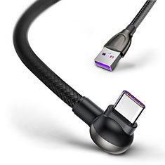 Type-C Charger USB Data Cable Charging Cord Android Universal T14 for Oppo Reno7 4G Black