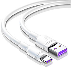 Type-C Charger USB Data Cable Charging Cord Android Universal T15 for Oppo Reno9 Pro 5G White