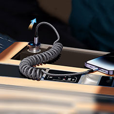 Type-C USB-C to Lightning USB Cable Adapter H02 for Apple MacBook Pro 13 Retina Dark Gray