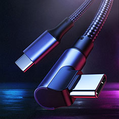 Type-C USB-C to Type-C USB-C Cable Adapter 100W H02 for Huawei MateBook D15 2020 15.6 Black