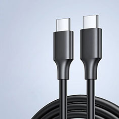 Type-C USB-C to Type-C USB-C Cable Adapter 60W H04 for Apple iPhone 15 Pro Black