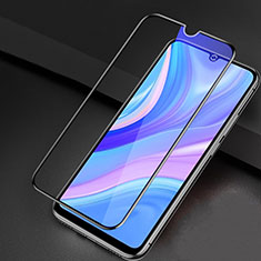 Ultra Clear Anti Blue Light Full Screen Protector Tempered Glass for Huawei Y8p Black