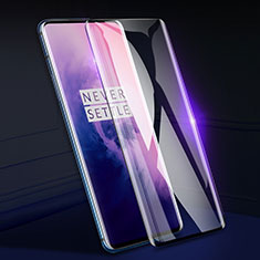 Ultra Clear Anti Blue Light Full Screen Protector Tempered Glass for OnePlus 7T Pro Black