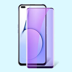 Ultra Clear Anti Blue Light Full Screen Protector Tempered Glass for Realme X3 SuperZoom Black