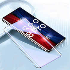 Ultra Clear Anti Blue Light Full Screen Protector Tempered Glass for Vivo iQOO 8 Pro 5G Black