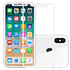 Ultra Clear Full Screen Protector Tempered Glass F02 for Apple iPhone X White