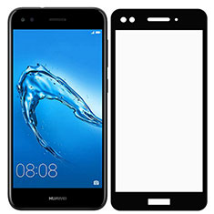Ultra Clear Full Screen Protector Tempered Glass F02 for Huawei Y6 Pro (2017) Black