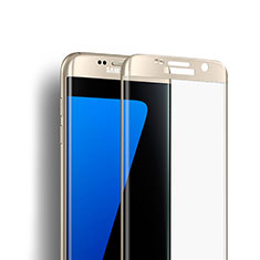 Ultra Clear Full Screen Protector Tempered Glass F02 for Samsung Galaxy S7 Edge G935F Gold