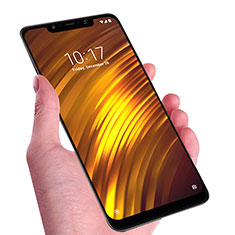 Ultra Clear Full Screen Protector Tempered Glass F02 for Xiaomi Pocophone F1 Black