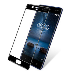 Ultra Clear Full Screen Protector Tempered Glass F03 for Nokia 8 Black