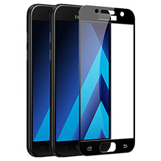 Ultra Clear Full Screen Protector Tempered Glass F03 for Samsung Galaxy A3 (2017) SM-A320F Black