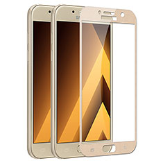 Ultra Clear Full Screen Protector Tempered Glass F03 for Samsung Galaxy A3 (2017) SM-A320F Gold