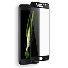 Ultra Clear Full Screen Protector Tempered Glass F03 for Samsung Galaxy C7 (2017) Black