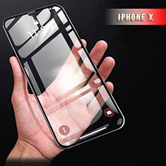 Ultra Clear Full Screen Protector Tempered Glass F22 for Apple iPhone X Black