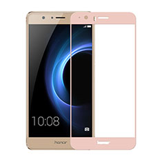 Ultra Clear Full Screen Protector Tempered Glass for Huawei Honor V8 Pink