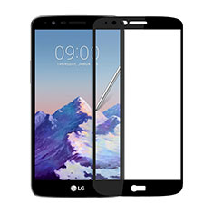 Ultra Clear Full Screen Protector Tempered Glass for LG Stylus 3 Black