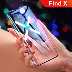 Ultra Clear Full Screen Protector Tempered Glass for Oppo Find X Black