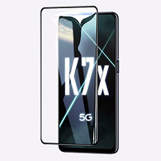 Ultra Clear Full Screen Protector Tempered Glass for Oppo K7x 5G Black