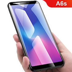 Ultra Clear Full Screen Protector Tempered Glass for Samsung Galaxy A6s Black
