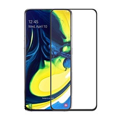 Ultra Clear Full Screen Protector Tempered Glass for Samsung Galaxy A90 4G Black